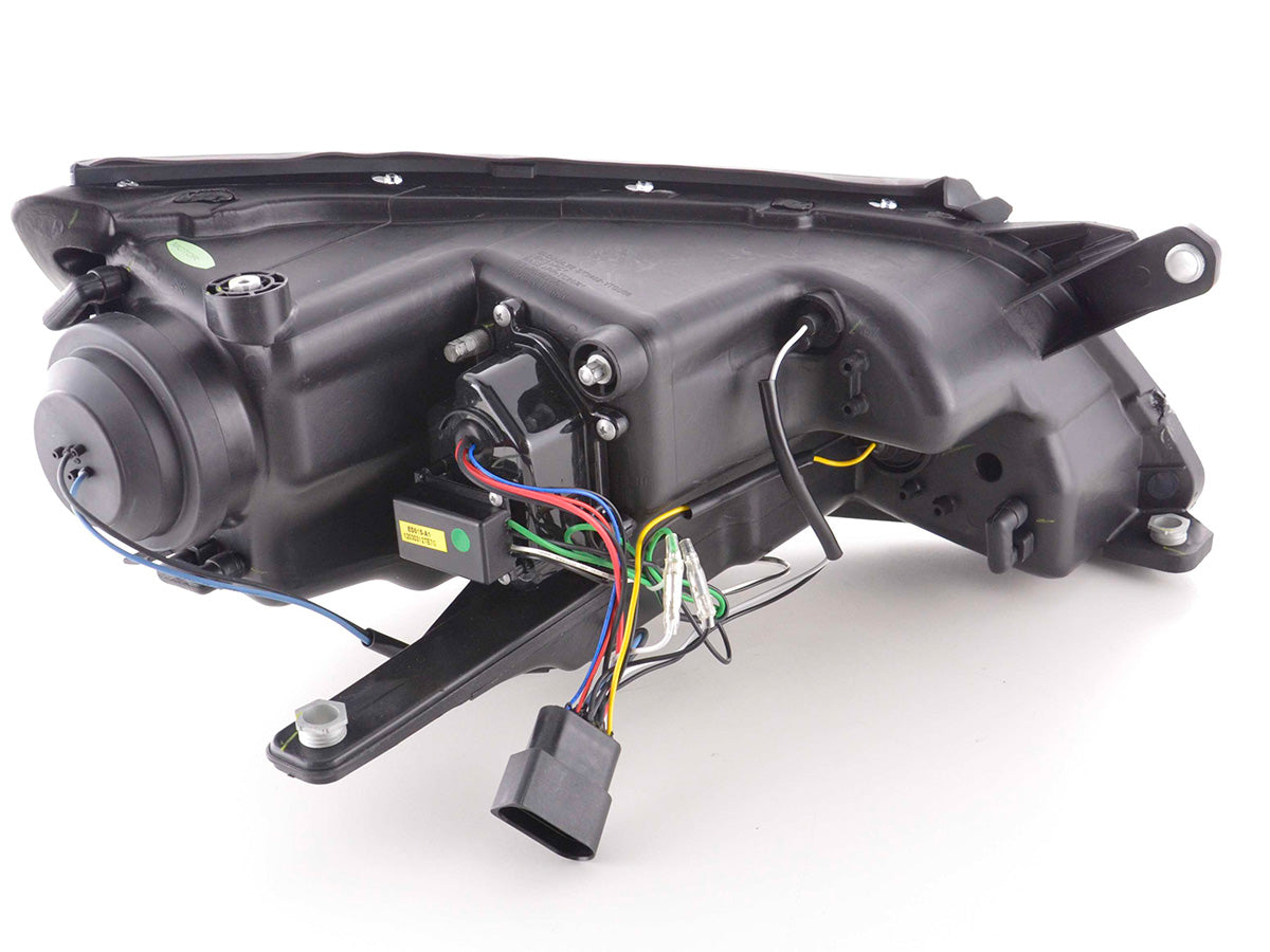 Scheinwerfer Set Daylight LED TFL-Optik VW Tiguan 07-11 chrom Scheinwerfer Set Daylight LED TFL-Optik VW Tiguan 07-11 chrom